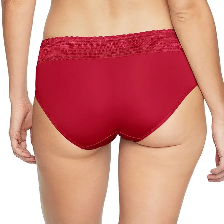 Warners® No Pinching, No Problems® Dig-Free Comfort Waist with Lace Microfiber Hipster 5609J