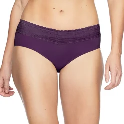 Warners® No Pinching, No Problems® Dig-Free Comfort Waist with Lace Microfiber Hipster 5609J