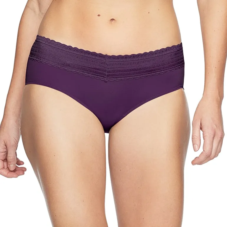 Warners® No Pinching, No Problems® Dig-Free Comfort Waist with Lace Microfiber Hipster 5609J