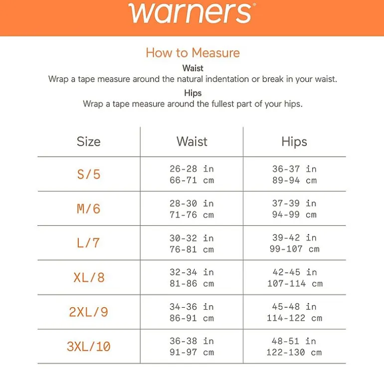 Warners® No Pinching, No Problems® Dig-Free Comfort Waist with Lace Microfiber Hipster 5609J