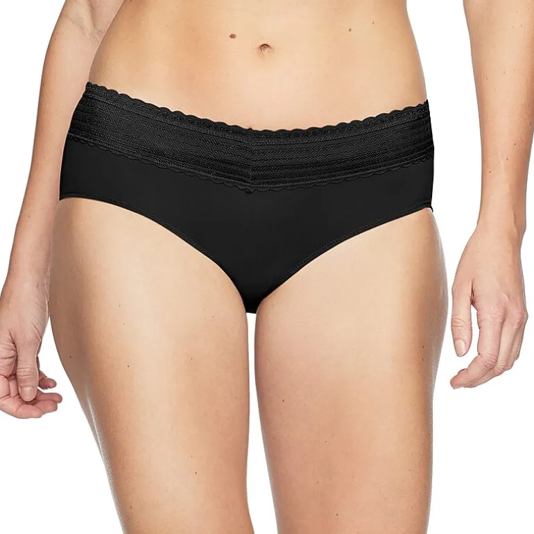 Warners® No Pinching, No Problems® Dig-Free Comfort Waist with Lace Microfiber Hipster 5609J