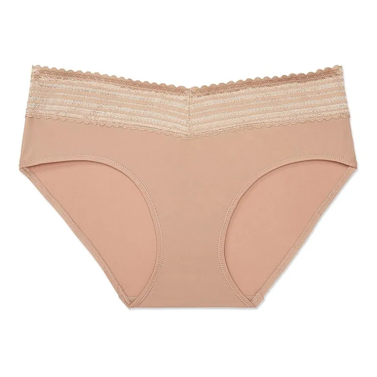 Warners® No Pinching, No Problems® Dig-Free Comfort Waist with Lace Microfiber Hipster 5609J