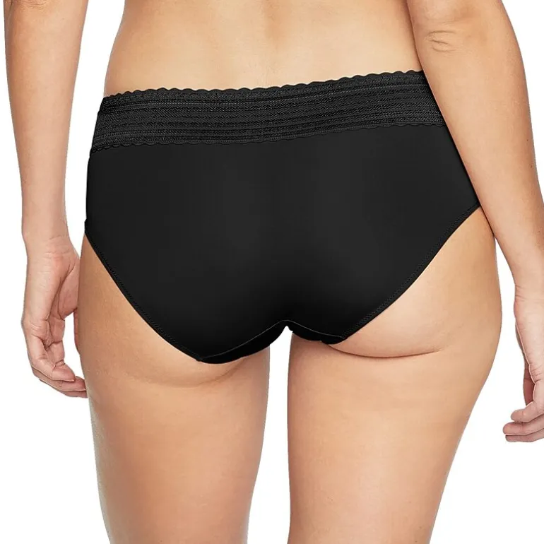 Warners® No Pinching, No Problems® Dig-Free Comfort Waist with Lace Microfiber Hipster 5609J