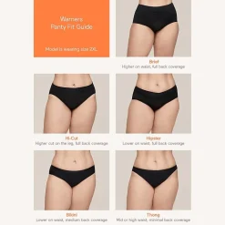 Warners® No Pinching No Problems® DigFree Comfort Waist Microfiber Brief 5738