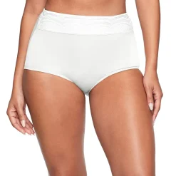 Warners® No Pinching No Problems® Dig-Free Comfort Waist with Lace Microfiber Brief RS7401P