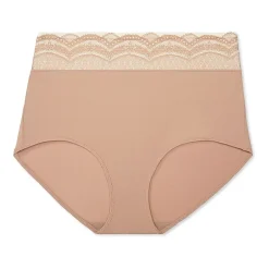 Warners® No Pinching No Problems® Dig-Free Comfort Waist with Lace Microfiber Brief RS7401P