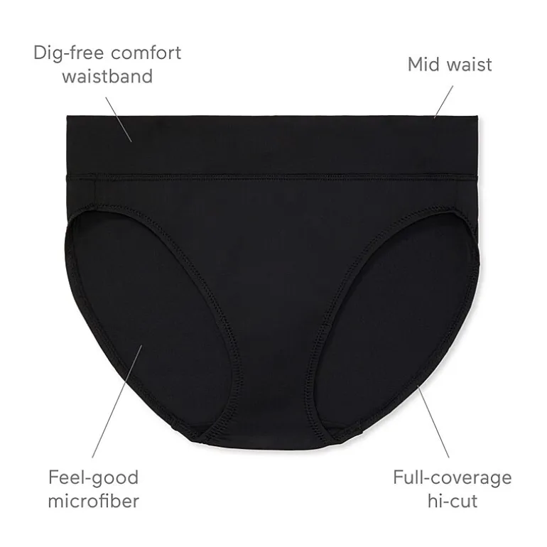 Warners® No Pinching, No Problems® Tailored Hi-Cut Panty- 5138