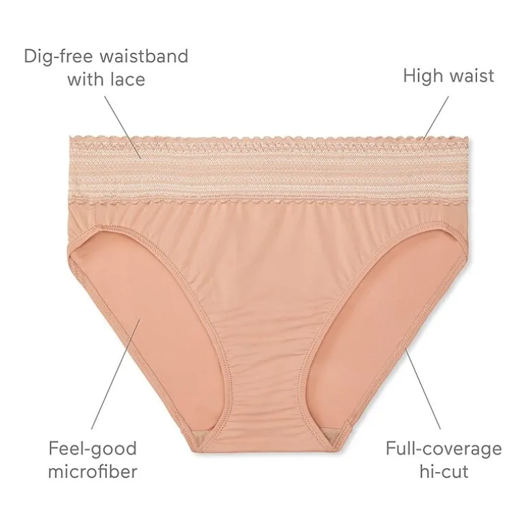 Warners® No Pinching, No Problems® Tailored Hi-Cut Panty- 5138
