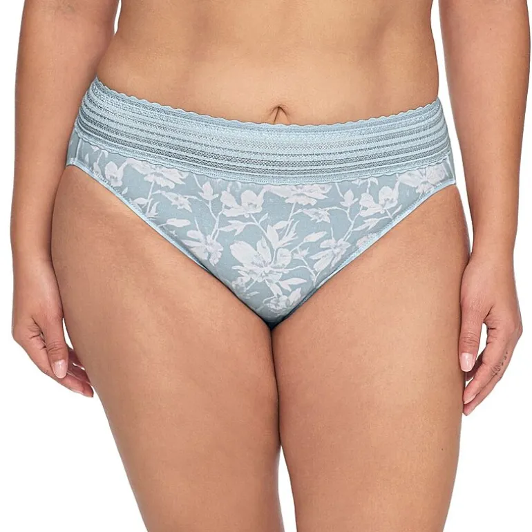 Warners® No Pinching No Problems® DigFree Comfort Waist with Lace Microfiber Hi-Cut 5109J