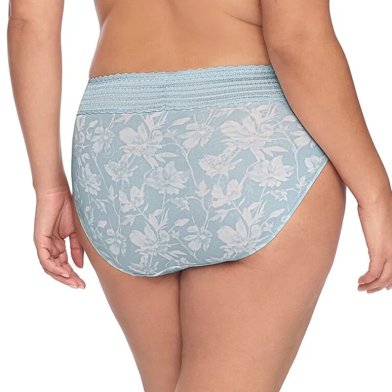 Warners® No Pinching No Problems® DigFree Comfort Waist with Lace Microfiber Hi-Cut 5109J