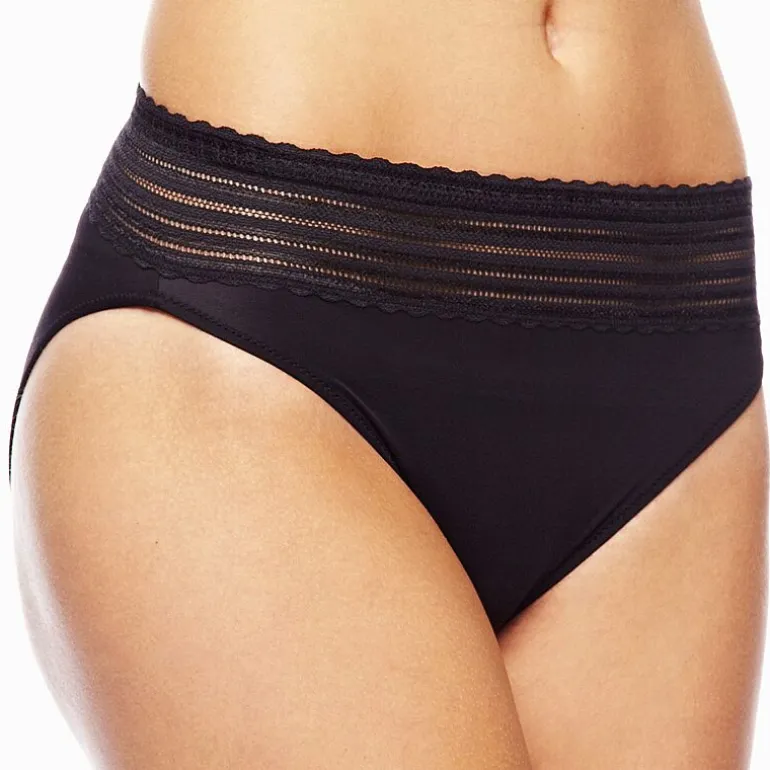 Warners® No Pinching No Problems® DigFree Comfort Waist with Lace Microfiber Hi-Cut 5109J