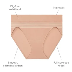 Warners® No Pinching No Problems® DigFree Comfort Waist with Lace Microfiber Hi-Cut 5109J
