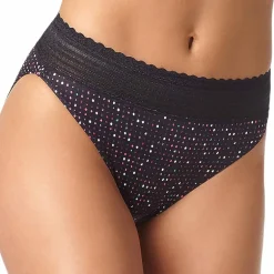Warners® No Pinching No Problems® DigFree Comfort Waist with Lace Microfiber Hi-Cut 5109J