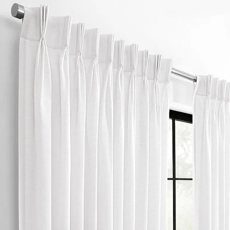 Waverly Serendipity Pinch Pleat Rod Pocket Light-Filtering Single Curtain Panel