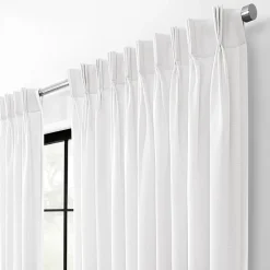 Waverly Serendipity Pinch Pleat Rod Pocket Light-Filtering Single Curtain Panel