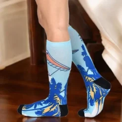 Wear Sierra Men's Knee-High 2 Pair Pack Socks