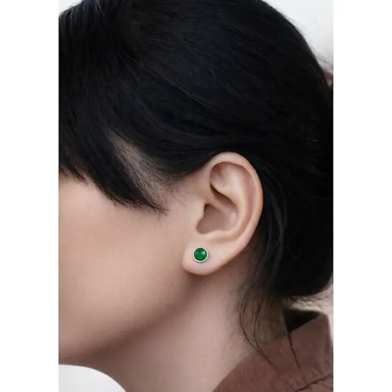 Wear Sierra Unisex Sterling Silver Handmade Stud Earrings