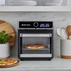 West Bend 15 Qt. Air Fryer Oven with 16 Presets, in Black