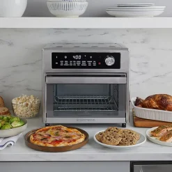 West Bend XL Air Fryer Oven with 24 Presets​, 26 Quart, in Stainless Steel