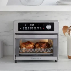 West Bend XL Air Fryer Oven with 24 Presets​, 26 Quart, in Stainless Steel