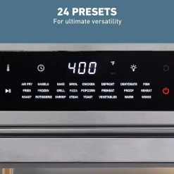 West Bend XL Air Fryer Oven with 24 Presets​, 26 Quart, in Stainless Steel