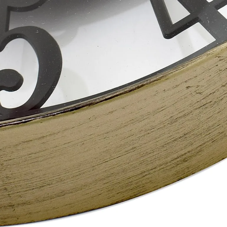 Westclox 12" Bronze Open Arabic Numeral Wall Clock