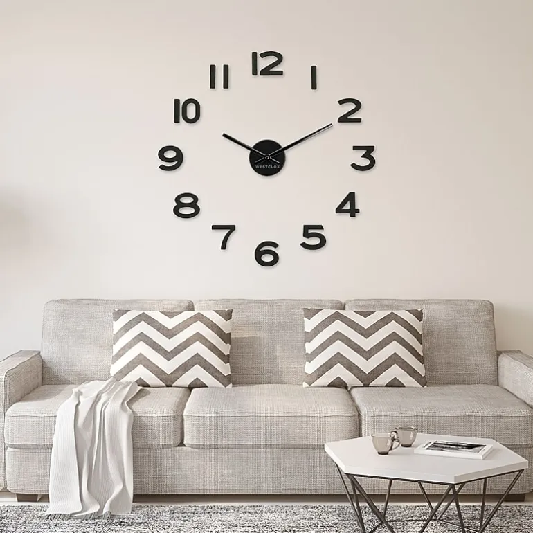 Westclox 20" Floating Numbers Wall Clock