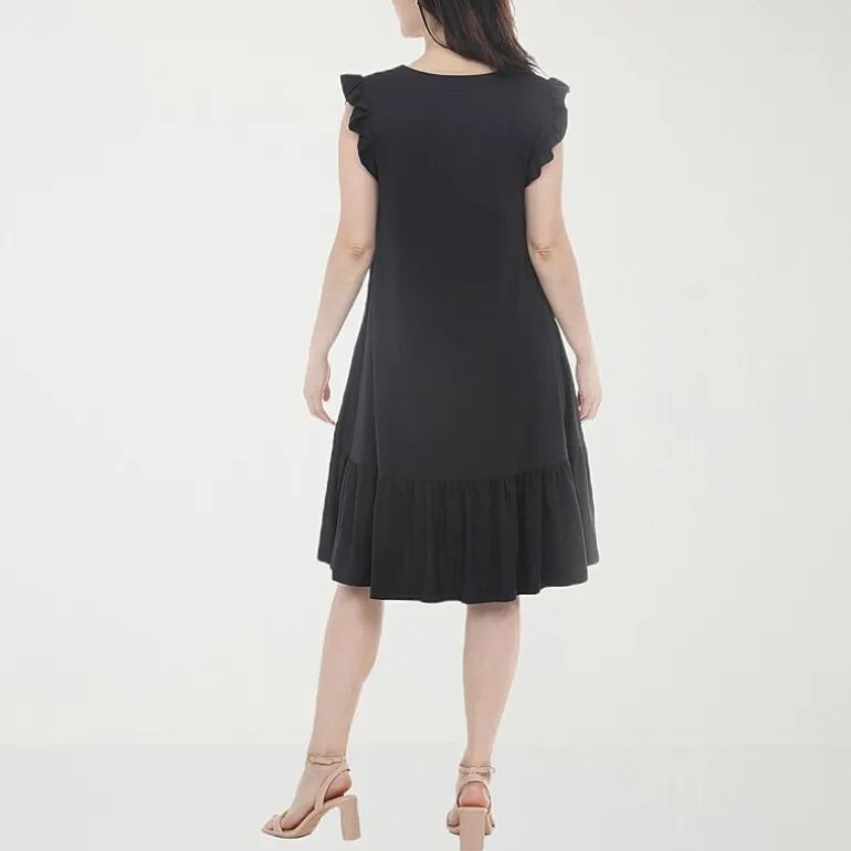 White Mark Maternity Womens Maternity Crew Neck Short Sleeve Shift Dress