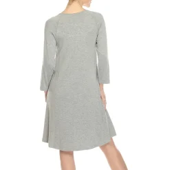 White Mark Womens Maternity 3/4 Sleeve Swing Dresses