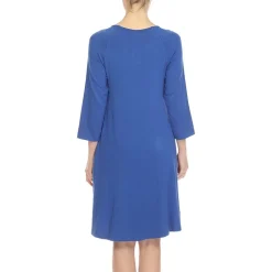 White Mark Womens Maternity 3/4 Sleeve Swing Dresses