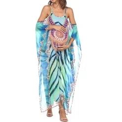 White Mark Womens Maternity Scoop Neck Sleeveless Maxi Dress