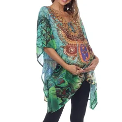 White Mark Womens Maternity 3/4 Sleeve Shirt Dress