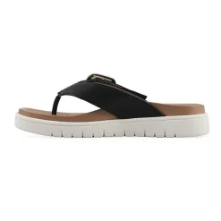 White Mountain Nalla Womens Adjustable Strap Footbed Sandals