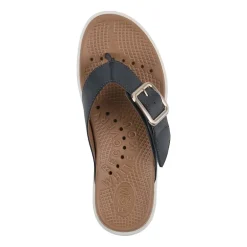 White Mountain Nalla Womens Adjustable Strap Footbed Sandals