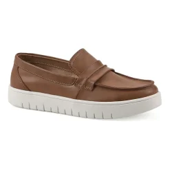 White Mountain Nocci Womens Almond Closed Toe Slip-On Shoe