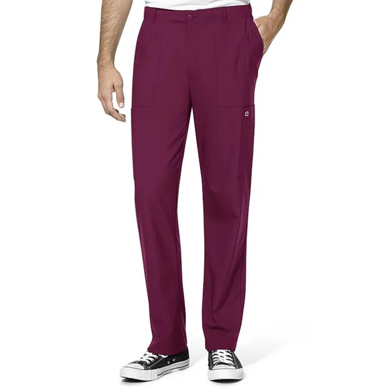 Wink® W123 Flat Front Cargo Pocket Mens Big and Tall Moisture Wicking Wrinkle Resistant Quick Dry Scrub Pant