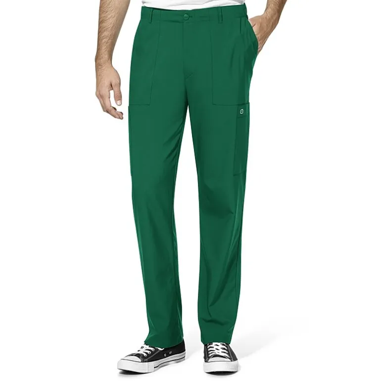 Wink® W123 Flat Front Cargo Pocket Mens Big and Tall Moisture Wicking Wrinkle Resistant Quick Dry Scrub Pant
