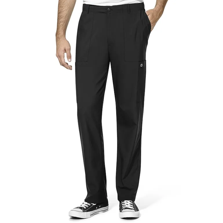 Wink® W123 Flat Front Cargo Pocket Mens Big and Tall Moisture Wicking Wrinkle Resistant Quick Dry Scrub Pant
