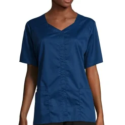 Wink® Wonderwork Snap Front Womens Tag Free Scrub Jackets