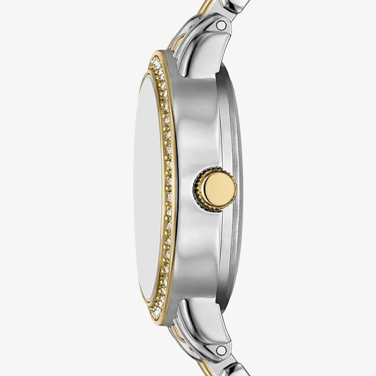 Womens Crystal Accent Two Tone 3-pc. Watch Boxed Set Fmdjset719