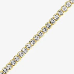 Womens 1/4 CT. T.W. Lab Grown White Diamond Sterling Silver 7.25 Inch Tennis Bracelet