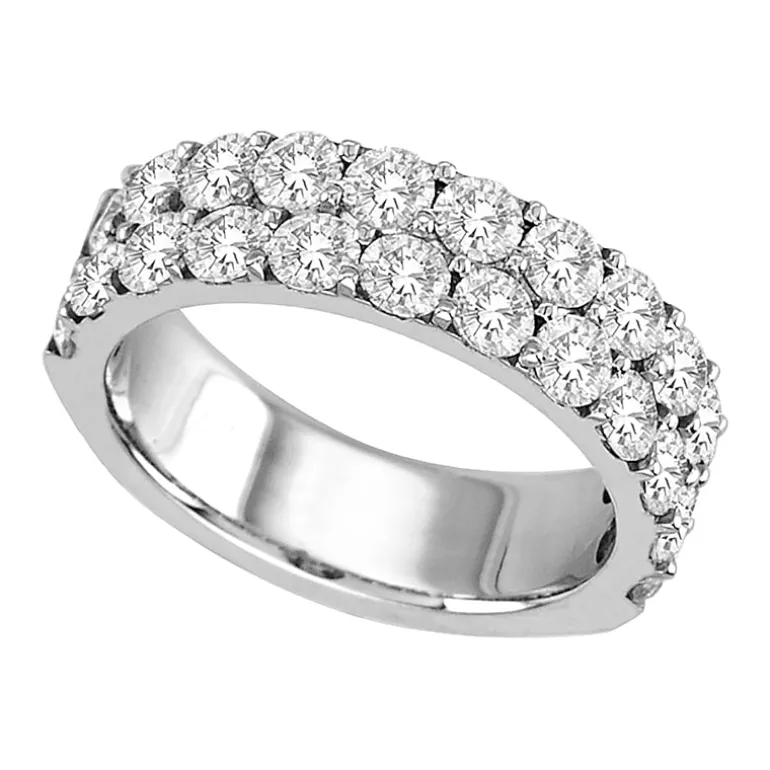 Womens 1 CT. T.W. Natural Diamond 14K Gold Anniversary Band