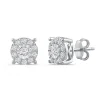 Womens 1 CT. T.W. Natural White Diamond Sterling Silver 2-pc. Jewelry Set