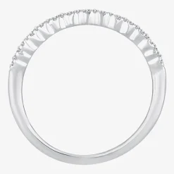 Womens 1/2 CT. T.W. Natural White Diamond 10K Gold Anniversary Wedding Band