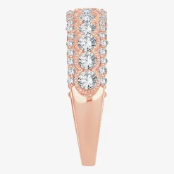 Womens 1 CT. T.W. Natural White Diamond 10K Gold Anniversary Band