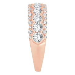Womens 1 1/2 CT. T.W. Natural White Diamond 10K Gold Anniversary Band