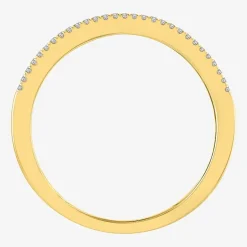 Womens 1/2 CT. T.W. Natural White Diamond 14K Gold Anniversary Wedding Band