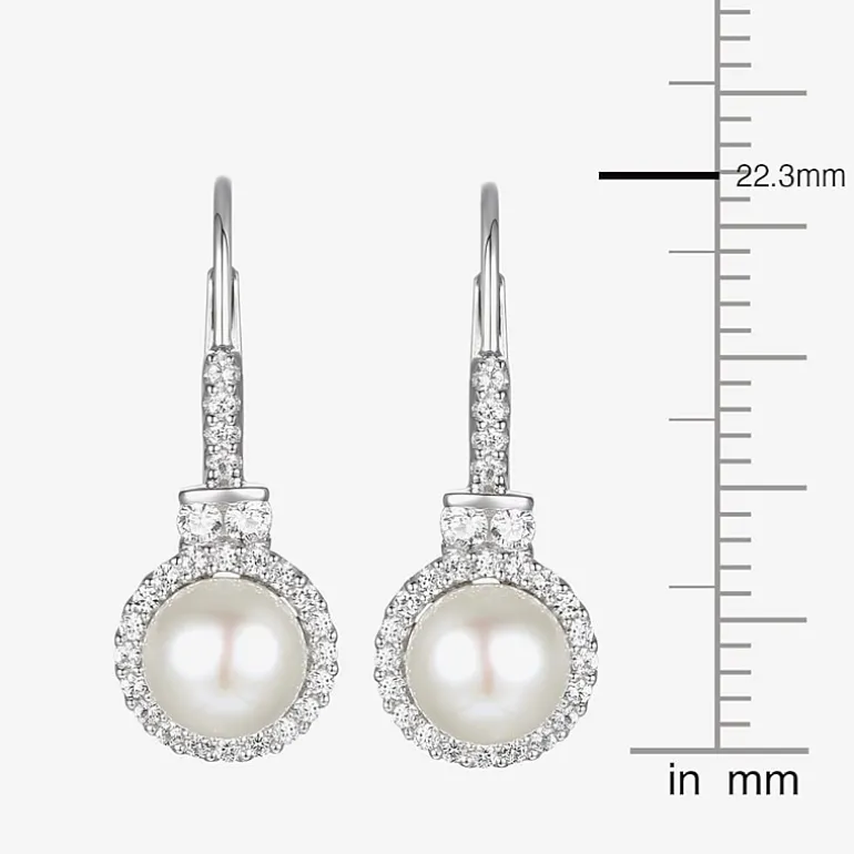 Womens Dyed White Cultured Freshwater Pearl Sterling Silver 2-pc. Jewelry Set