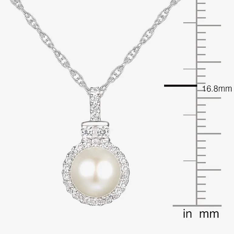 Womens Dyed White Cultured Freshwater Pearl Sterling Silver 2-pc. Jewelry Set