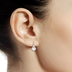 Womens Dyed White Cultured Freshwater Pearl Sterling Silver 2-pc. Jewelry Set